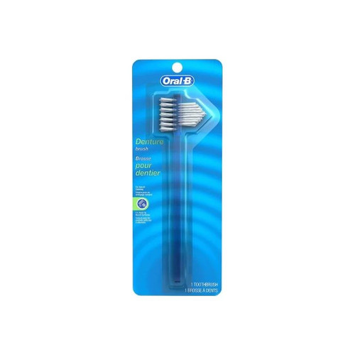 Procter & Gamble - Oral-B - 00041081001 - Denture Brush 2 - Sided Bristle Blue - Each