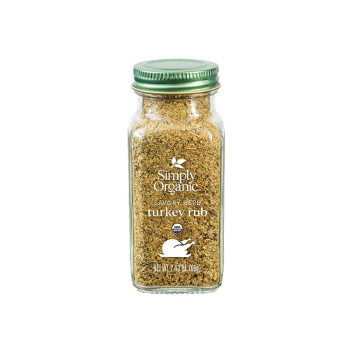 Simply Organic - 15705 - Turkey Rub Bottle - Each