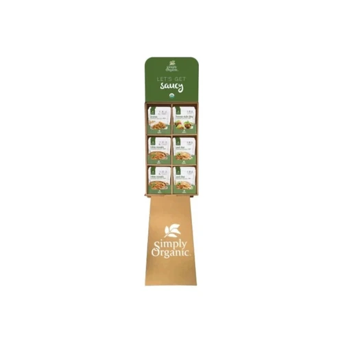 Simply Organic - 15833 - 36 count Simmer Sauce Shipper - Display/1
