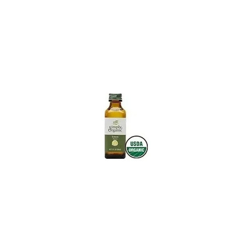 Simply Organic - 18528 - Lemon Flavor Bottle - Each