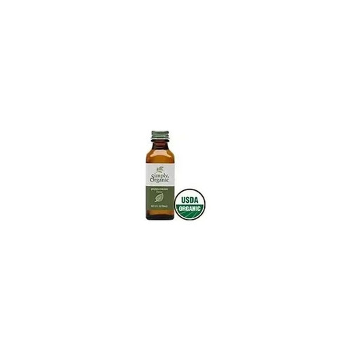 Simply Organic - 18530 - Peppermint Flavor Bottle - Each