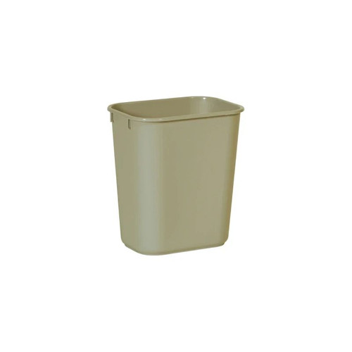 Rj Schinner - Deskside - Fg295500Beig - Co - Trash Can 13 - 5/8 Quart Rectangular Beige Lldpe Open Top - Each