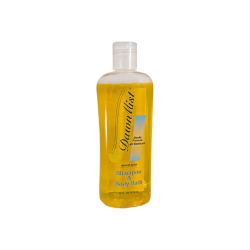 Donovan Industries - Dawnmist - Ms16 - Shampoo And Body Wash 16 Oz Flip Top Bottle Apricot Scent - Case/12