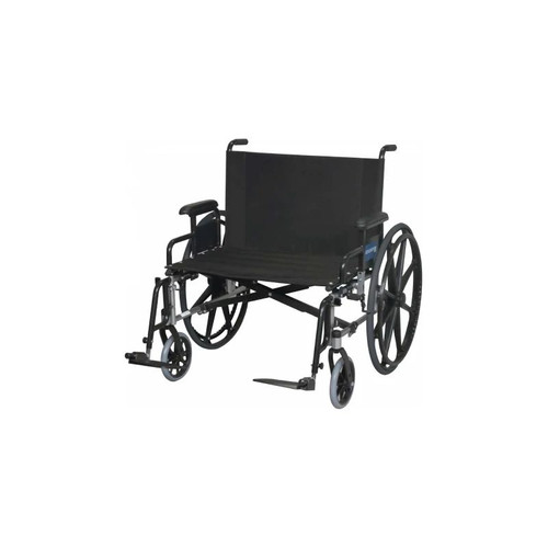 Graham Field - 56281850 - Regency Xl 2002 - Bariatric Wheelchair Full Length Arm Swing - Away Elevating Legrest Black Upholstery 28 Inch Seat Width Adult 600 Lbs Weight Capacity - Each