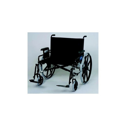 Graham Field - Regency Xl 2000 Heavy Duty - 67322050R - Health Products Bariatric Reclining Wheelchair Dual Axle Full Length Arm Swing - Away Elevating Legrest Black Upholstery 32 Inch Seat Width Adult 700 Lbs Weight Capacity - Each