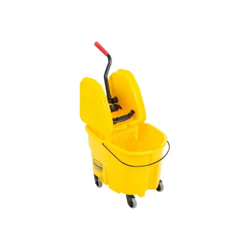 Rj Schinner - Wavebrake - Fg757788Yel - Co - Mop Bucket With Wringer 35 Quart Yellow - Each