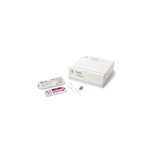 Quidel - 97021Bd - Test Kit Triage Combo 2 Cardiac Marker / Immunoassay B - Type Natriuretic Peptide (Bnp) D - Dimer Troponin I Whole Blood Plasma Sample 3 X 25 Tests Clia Moderate Complexity - Carton/25
