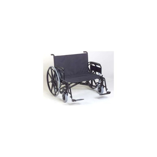 Graham Field - Regency Xl 2000 Heavy Duty - 67322050 - Health Products Bariatric Wheelchair Dual Axle Full Length Arm Swing - Away Elevating Legrest Black Upholstery 32 Inch Seat Width Adult 700 Lbs Weight Capacity - Each