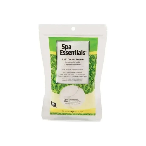 Graham Medical - Spa Essentials - 55493 - Products - Cotton Round / Polyester Nonsterile - Box/80