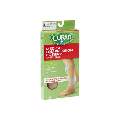 Medline - Curad - Mds1700Dth - Knee - High Compression Hosiery,D