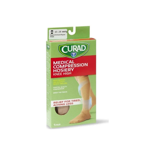 Medline - Curad - Mds1700Eth - Knee - High Compression Hosiery,E