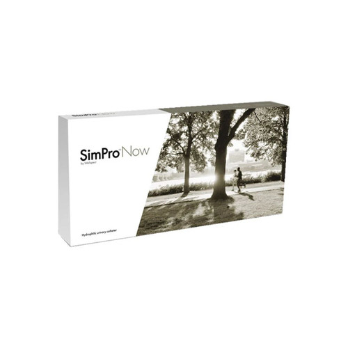 Wellspect Healthcare - 5151000 - Simpro Now Tiemann Coude Intermittent Catheter, Hydrophilic With Water Sachet, 10 French, 16" (40 Cm) Catheter Length. - Case/120