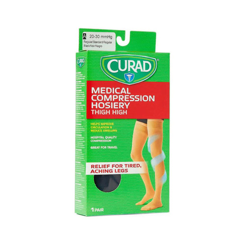 Medline - Curad - Mds1709Abh - Thigh - High Compression Hosiery,A
