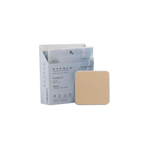 Cellera - 20444 - Vitale Non - Adhesive Foam Dressing, 4" X 4". - Box/10