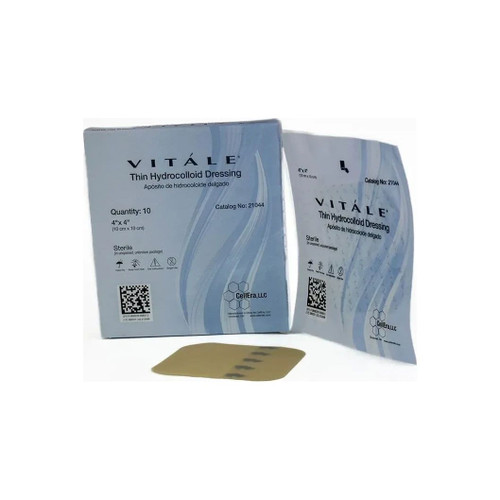 Cellera - 21244 - Vitale Hydrocolloid Dressing, 4" X 4". - Box/10