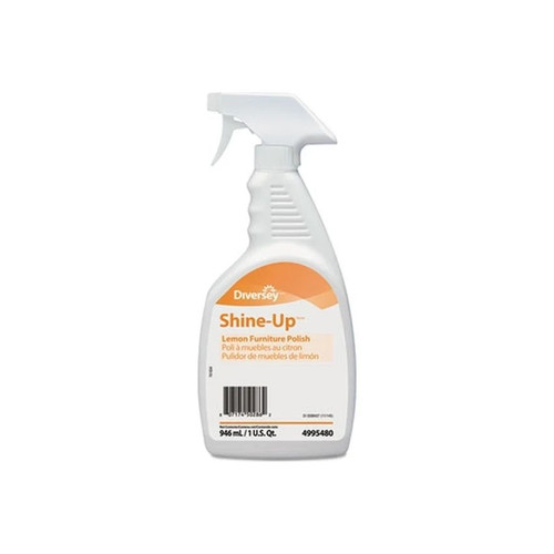 Lagasse - Diversey - Dvo4995480 - Shine - Up Furniture Polish Pump Spray Liquid 1 Quart Bottle Lemon Scent Nonsterile - Case/12
