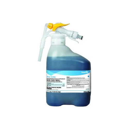 Lagasse - Diverseytm Virex - Dvs3062768 - Diversey Ii 256 Surface Disinfectant Cleaner Quaternary Based Rtd Dispensing System Liquid Concentrate 5 Liter Bottle Mint Scent Nonsterile - Case/1