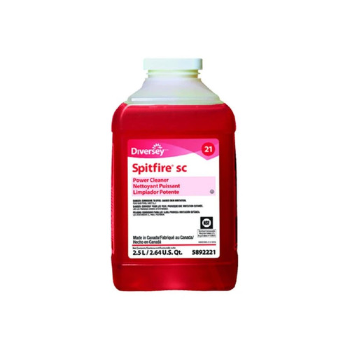 Lagasse - Dvs95892221 - Diversey Spitfire Sc Surface Cleaner Alcohol Based J - Fill Dispensing Systems Liquid Concentrate 2.5 Liter Bottle Pine Scent Nonsterile - Case/2
