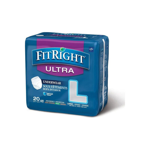 Medline - Fitright - Fit23505A - Ultra Protective Underwear - Case/80