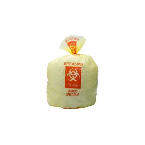 Elkay Plastics - Hd33Ye - High - Density Yellow Infectious Linen Liner - Case/250