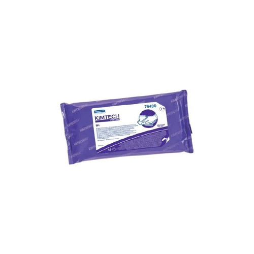 Kimberly Clark - Kimtech Pure W4 - 76490 - Pre - Saturated Wipes, 11" X 9", Resealable Pouch, Sterile - Case/10