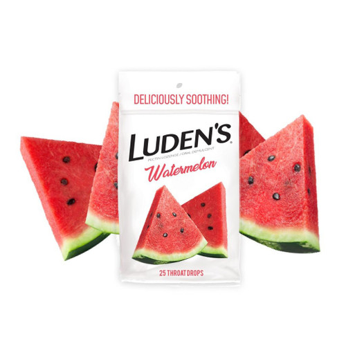 Medtech Laboratories - 814832016910 - Luden's Watermelon Throat Drops, 25 Ct. - Each