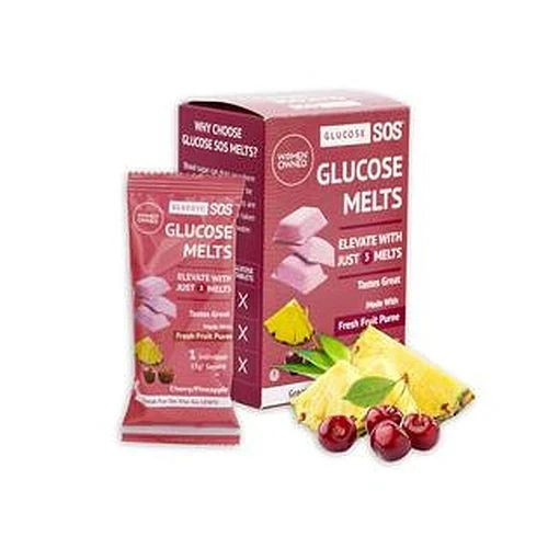 Pharma Supply - Gl-Mel-Cp - Glucose Sos Melts - Cherry/Pineapple, 5 Pack - Box/1
