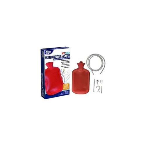 Carex Health Brands - P094-00 - Hot Water Bottle With Fleece Cover. - Each