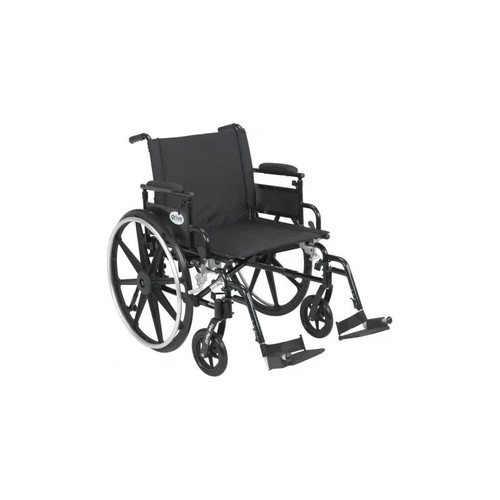 Drive Devilbiss Healthcare - Viper Plus - Pla422Fbdaar-Sf - Medical Gt Wheelchair With Flip Back Removable Adjustable Desk Arms, Swing Away Footrests, Seat - Each