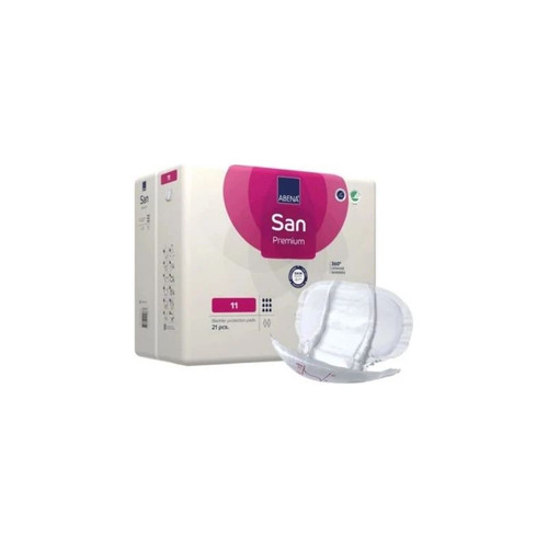 Abena - 1000021313 - San Premium Incontinence Liner 14.5 X 28.7 Inch Heavy Absorbency Fluff / Polymer Core Size 11 - Case/84