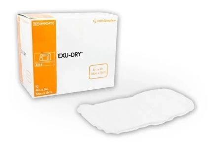 Smith & Nephew - Exu-Dry Anti-Shear Pads Sheets - 5999L72 - Sheet, Non - Permeable - Case/15