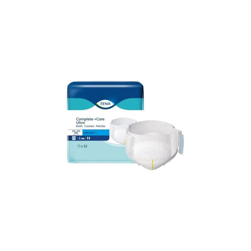 Essity Health & Medical Solutions - Tena Complete + Care Ultra - 61092 - +Care Unisex Adult Incontinence Brief 2X - Large Disposable Moderate Absorbency - Case/64