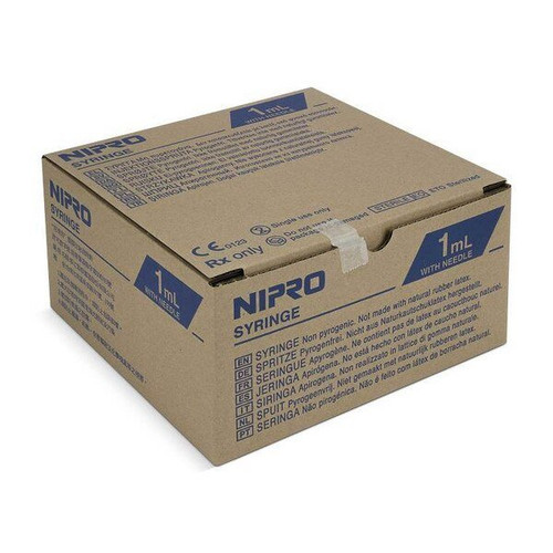 Nipro Medical Co - Jd01T2713 - Syringe/Ndl Tb 1Cc 27Gx1/2" - BX/100