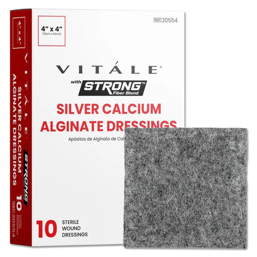 Cellera Llc - 20552 - Vitale Strong Silver Calcium Alginate Dressings, 2" X 2" - EA/1
