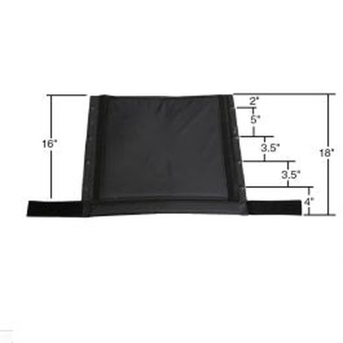 Drive Devilbiss Healthcare - Stds2364Blk - Upholstery Seat F/W/C Blk 18"X16" - EA/1