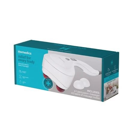 Homedics Usa Llc - Hhp285Hjwt - Massager, Duo Percussion Body W/Heat - EA/1
