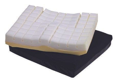 Span America - Gmc1616961 - Cushion, Seat Geo-Matt Contoured W/Anti-Slip Cover 16"X16" - EA/1