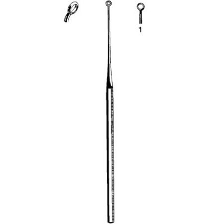Sklar - Merittm - 98165 - Curette Ear Buck Blnt Angl Sz1 - EA/1