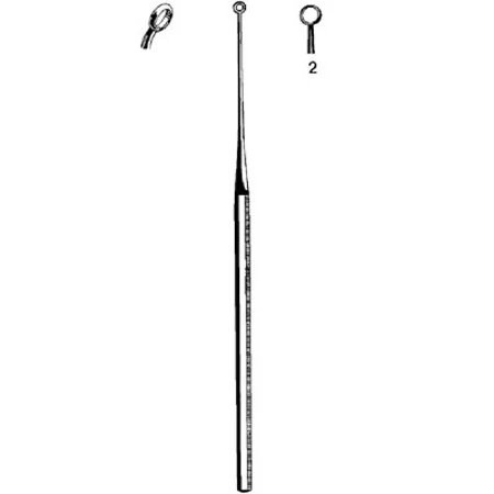 Sklar - Merittm - 98166 - Curette Ear Buck Blnt Angl Sz2 - EA/1