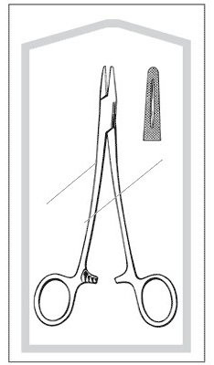 Sklar - Merittm - 962595M - Needle Holder Mayo Hegar Serr6" - CS/25
