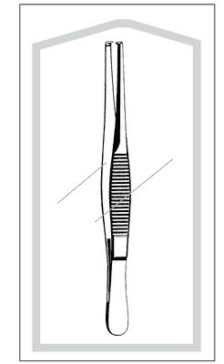 Sr Instruments - Merittm - 962579M - Forcep Tiss Str S/Stl 5" - CS/25