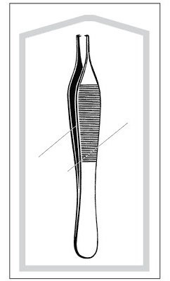 Sr Instruments - Merittm - 962573M - Forcep Tiss Adson Str 1X2 4 3/4" - BX/50