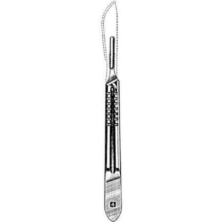 Sr Instruments - Merittm - 97038 - Handle Scalpel 4 - EA/1