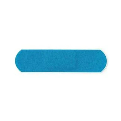 Medline - Curad - Non25650Bl - Food Service Metal - Detectable Fabric Adhesive Bandage, Blue, 3/4" X 3", 100 Ct - Case Of 1200