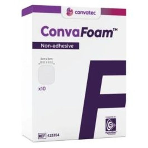 Convatec - 423356 - Convafoam Non Adhesive Hydrofiber Foam Dressing 5 X 5 - BX/10