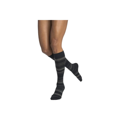Sigvaris - 143Cb45 - Microfiber Shades For Women Calf, 15 - 20, Closed, Argyle