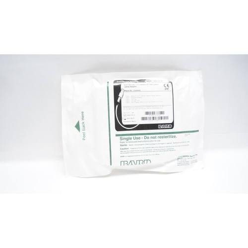 Bard Rochester - 0601610 - Bard Access Systems 4.2 F Broviac Cv Catheters 0.7 Mm Lumen (White Adapter) - Each