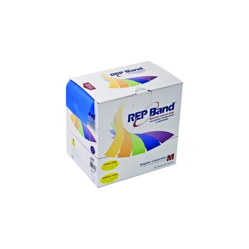 Fabrication Enterprises - Cando - 10-1092 - Rep Band Exercise Latex Free - 50 Yard - Blueberry, Level 4