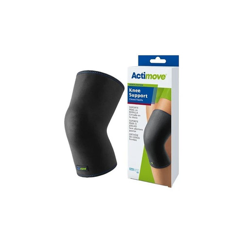 Bsn Medical - Essity - 7558629 - Knee Sleeve, Clsd Patella Sports Actimove Blk Med 16 - 18