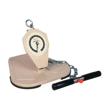 Fabrication Enterprises - Baseline - 12-0403 - Back - Leg - Chest Dynamometer - Oversize Platform - 660 Lb Capacity